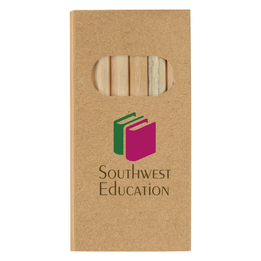 Custom logo 6-Piece Colored Pencil Set
