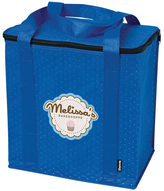 Custom logo Zippered Insulated Grocery Tote
