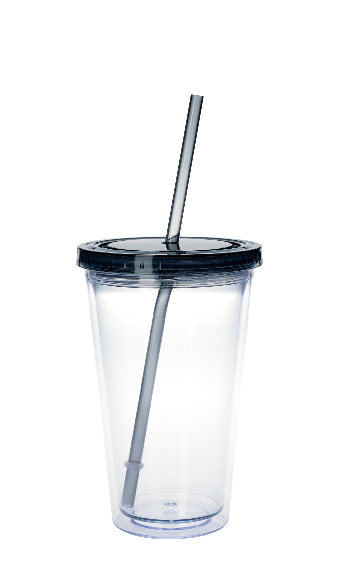 Clear Tumbler with Colored Lid - 18 oz.