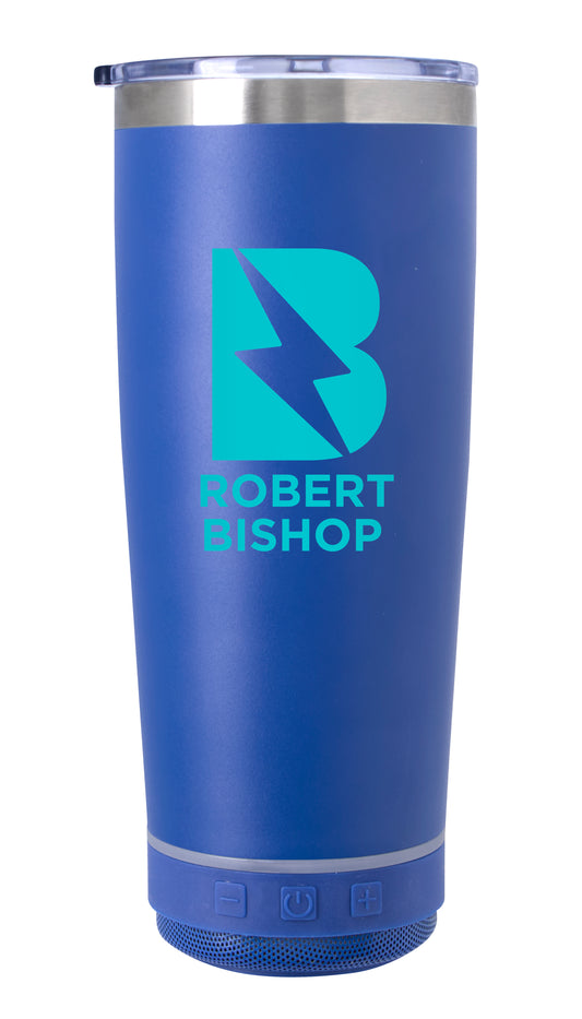 Tumbler with Wireless Speaker - 20 oz.