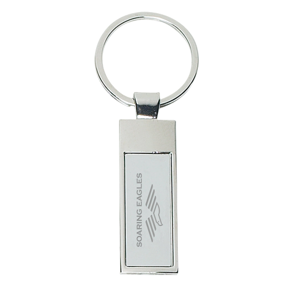 Custom logo Rectangle Metal Key Tag