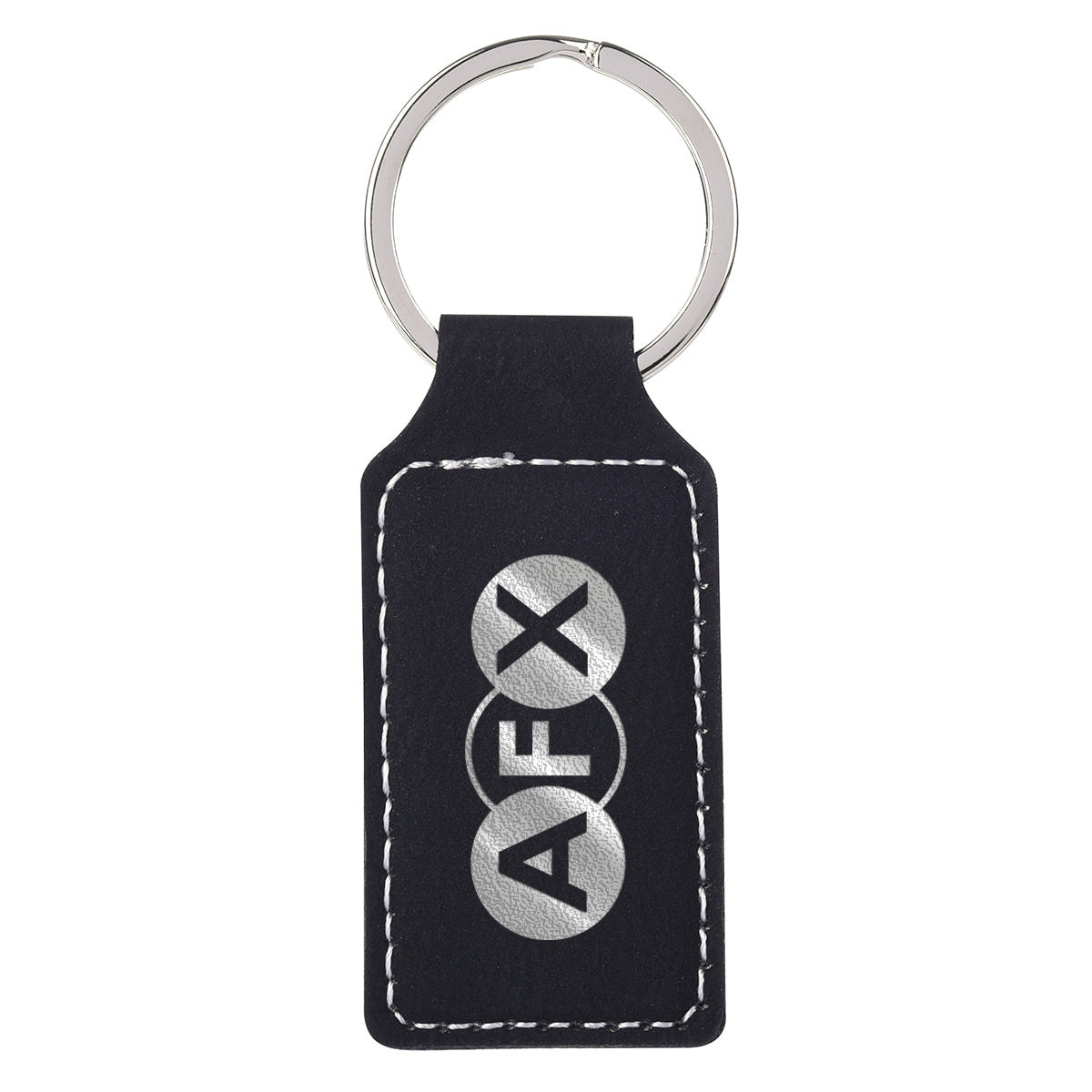 Custom logo Belvedere Stitched Key Tag