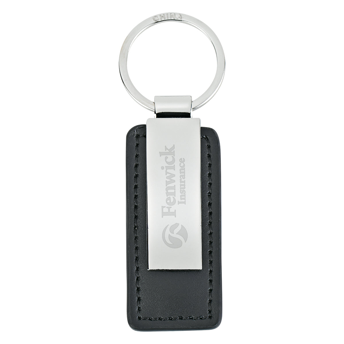 Custom logo Leatherette Key Tag