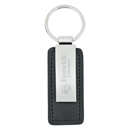 Custom logo Leatherette Key Tag
