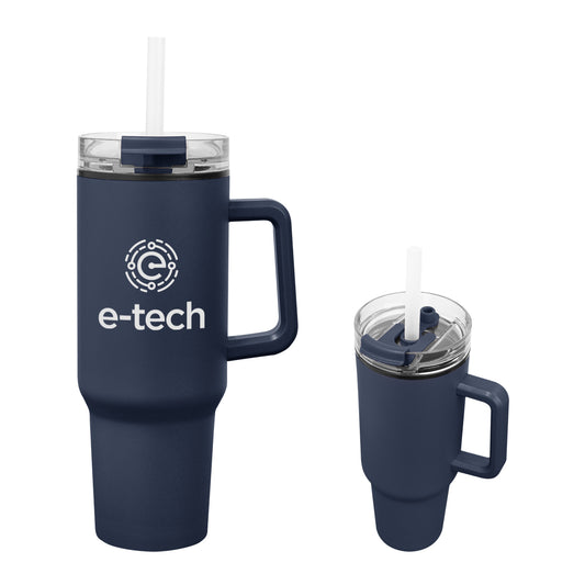 Custom logo 40 Oz. Quest Recycled Stainless Steel Tumbler