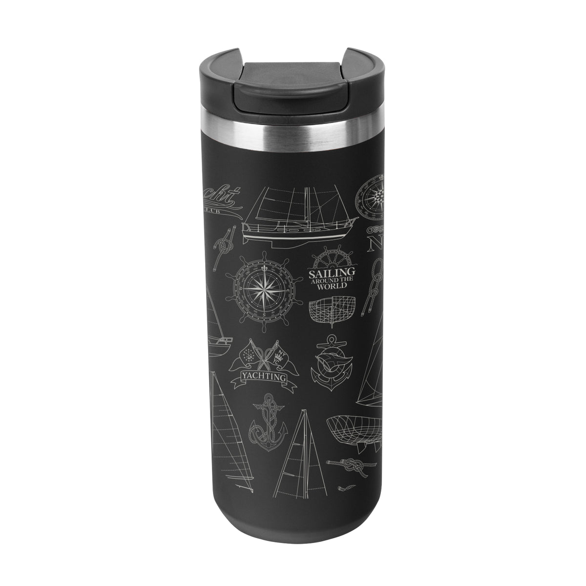 Custom logo 18 Oz. Full Laser Sienna Stainless Steel Bottle