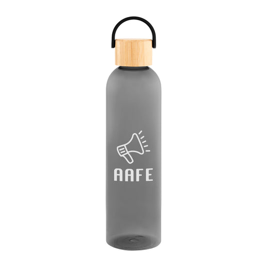 Custom logo 32 Oz. Jeffrey rPET Bottle With Bamboo Lid And Easy Carry Handle