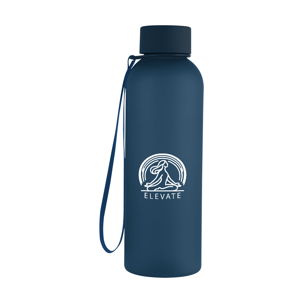 20 Oz. Morgan rPET Rubberized Bottle With Carry Strap