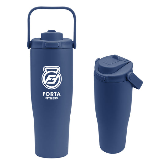 Custom logo 30 Oz. Denali Sip & Chug Recycled Stainless Steel Tumbler