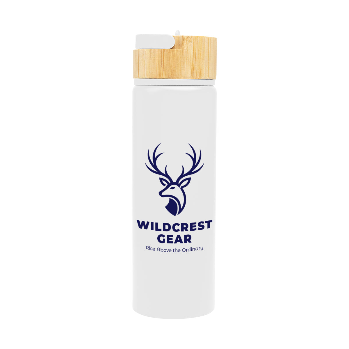 27 Oz. Ellis Recycled Aluminum Bottle With Bamboo Lid