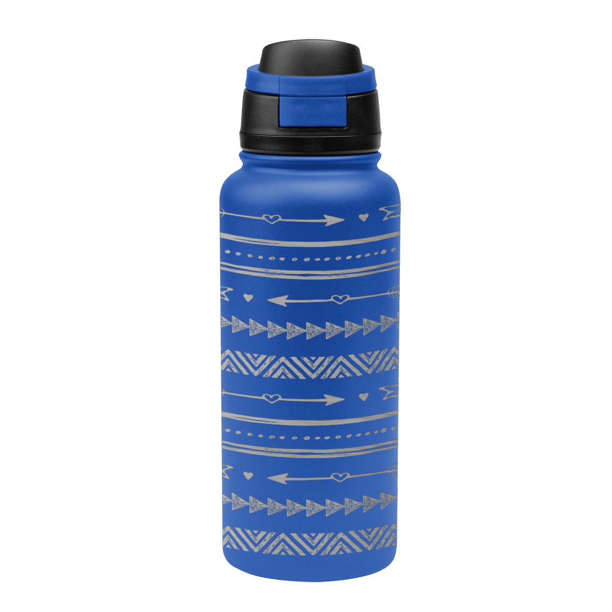 Custom logo 32 Oz. Full Laser Pop Sip Recycled Stainless Steel Bottle