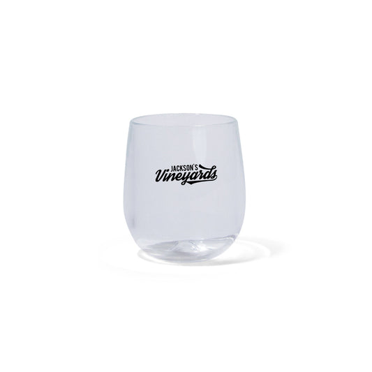 Custom logo 12 Oz. Silipint® Crystal Clear Silicone Wine Glass