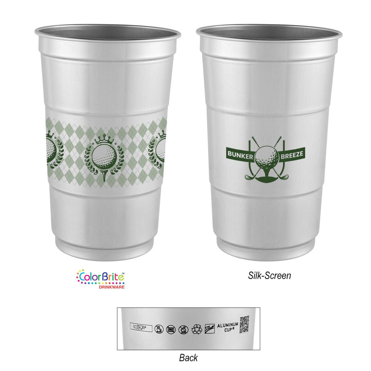 24 Oz. Top Cup Aluminum Cup
