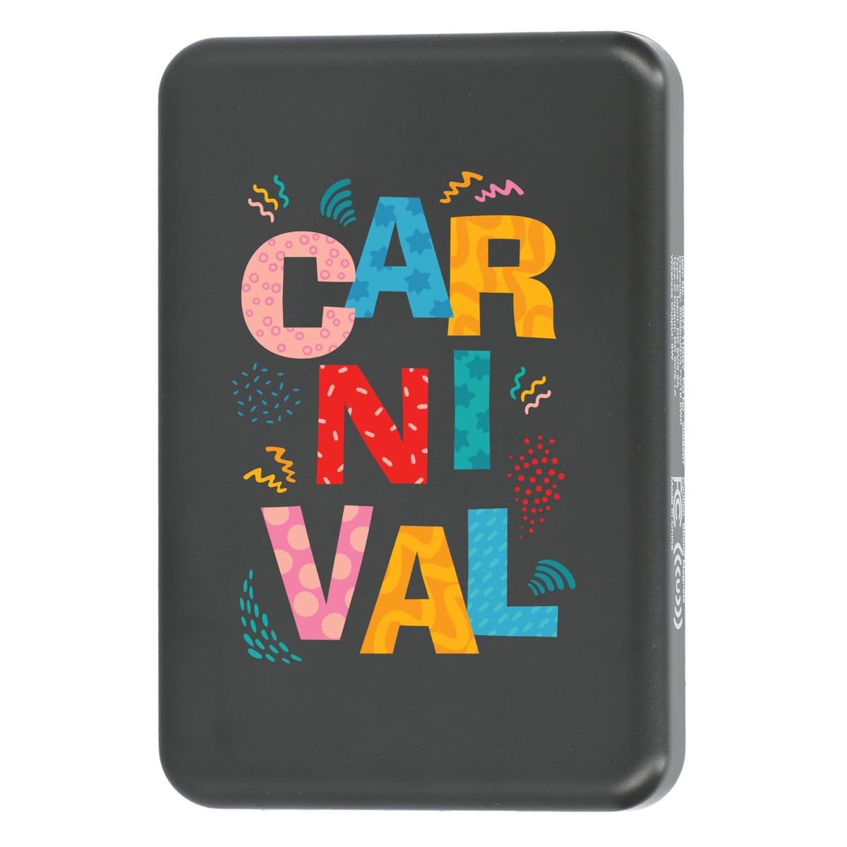 Custom logo Solekick™ MagClick™ 5000 mAh Wireless Power Bank