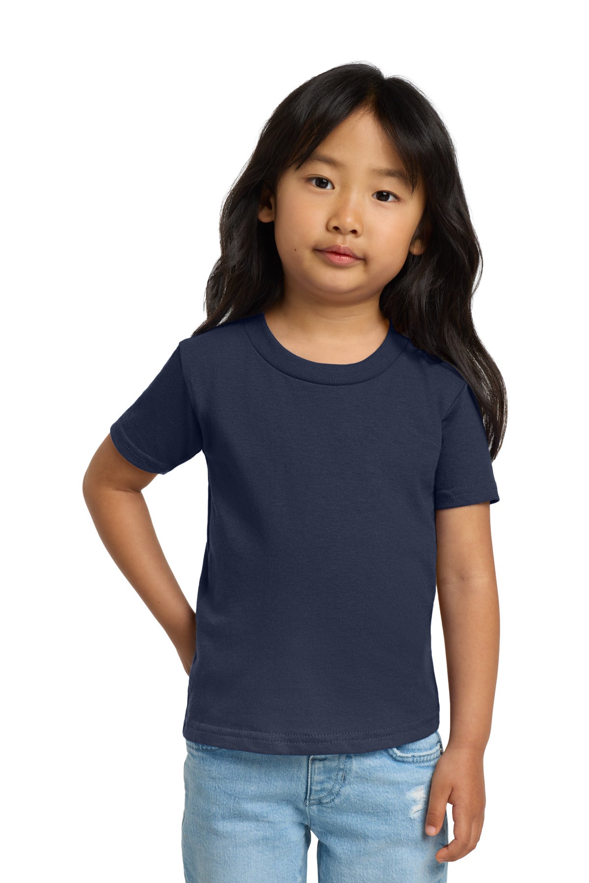Custom logo Gildan® Heavy Cotton™ Toddler T-Shirt 5100P in Navy