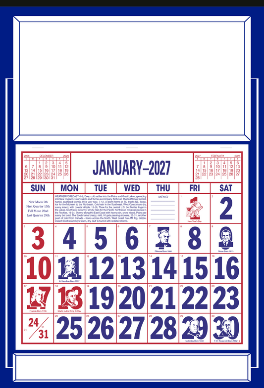 Apron Calendar
