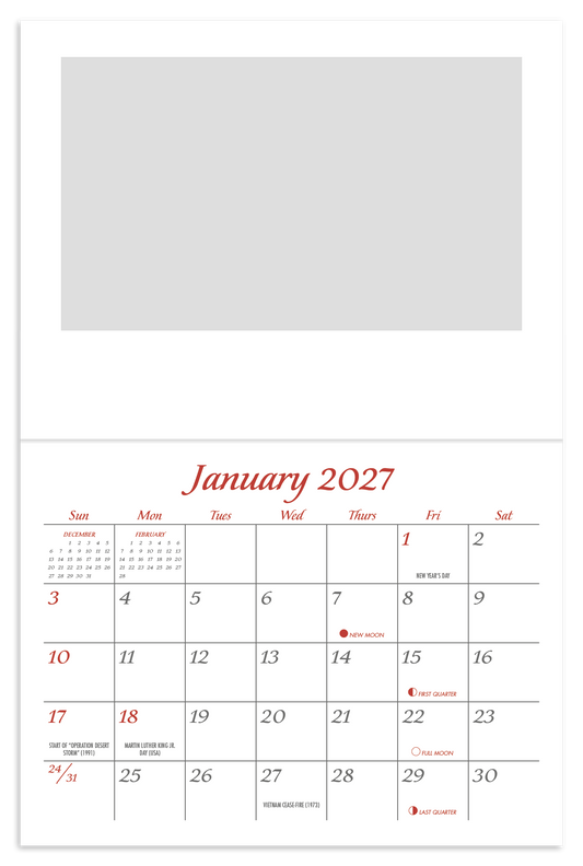 Custom logo Recipe Calendar