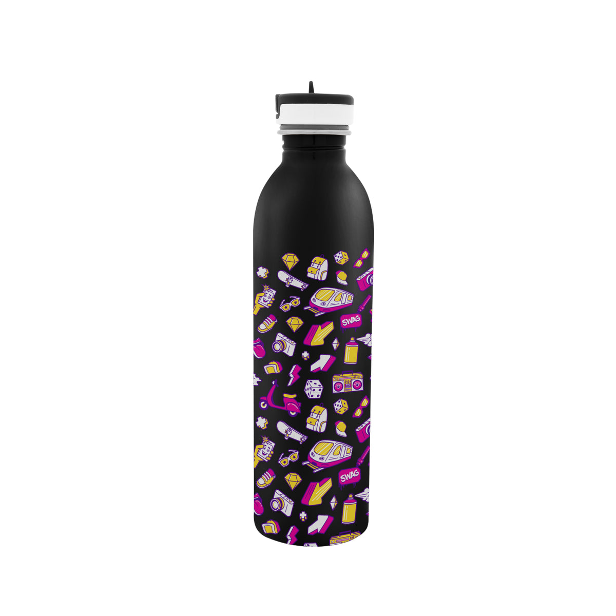 Custom logo 24 Oz. Full Color Stainless Steel Newcastle Bottle