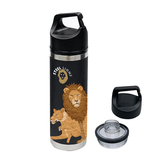 Custom logo 18 Oz. Full Color Davenport Stainless Steel Bottle