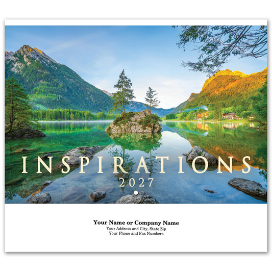 Custom logo Inspirations Spiral Wall Calendar
