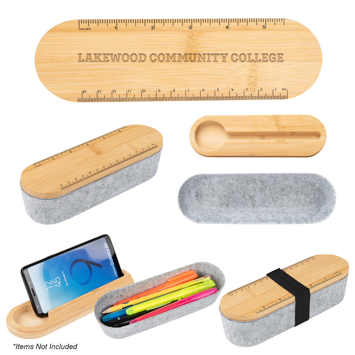 Custom logo rPET Pencil Box