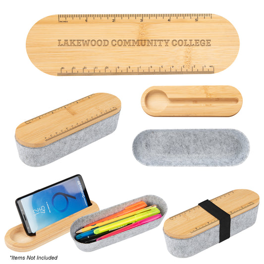 Custom logo rPET Pencil Box