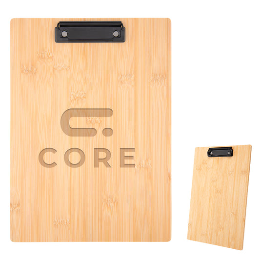 Custom logo Bamboo Clipboard