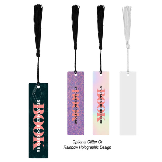 Custom logo Acrylic Bookmark With Tassel