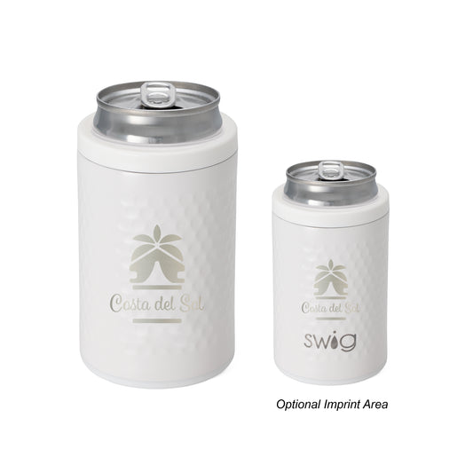 Custom logo 12 Oz. Swig Life™ Golf Can + Bottle Cooler