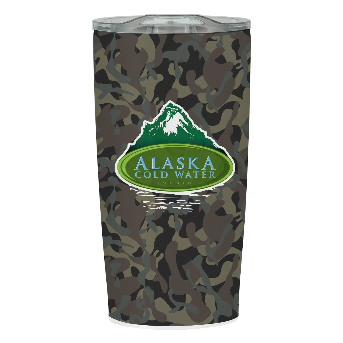 Custom logo 20 Oz. Full Color Marshland Camo Himalayan Tumbler