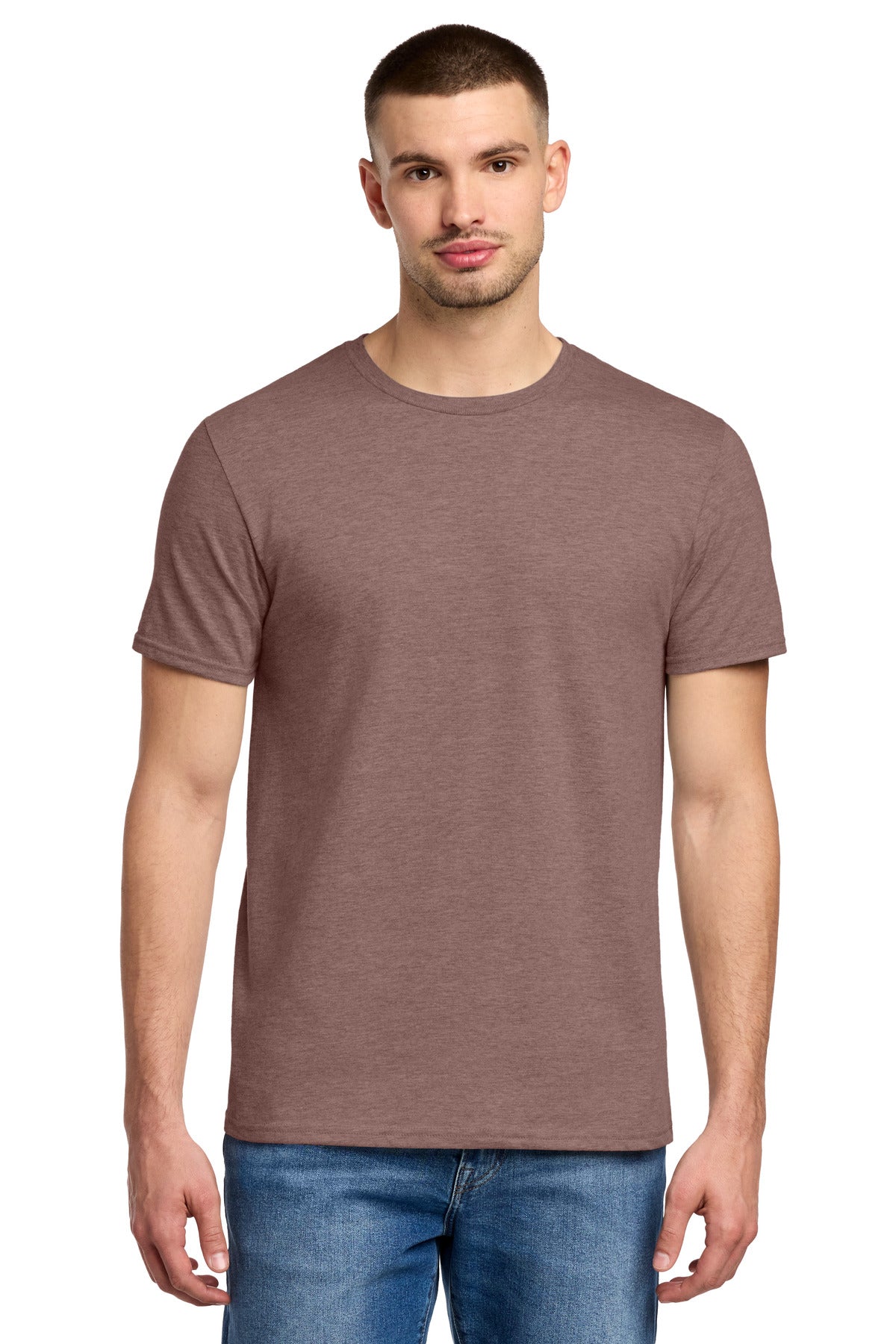 Custom logo Jerzees® Premium Blend Ring Spun T-Shirt 560M in Heather Mauve