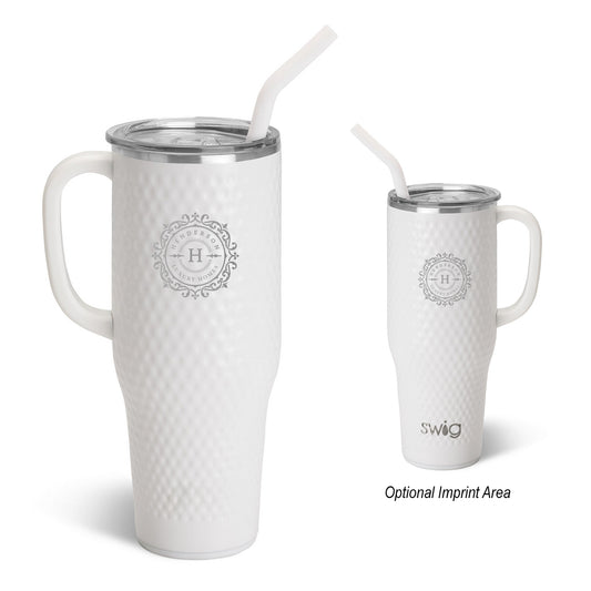 Custom logo 40 Oz. Swig Life™ Golf Ball Mega Mug