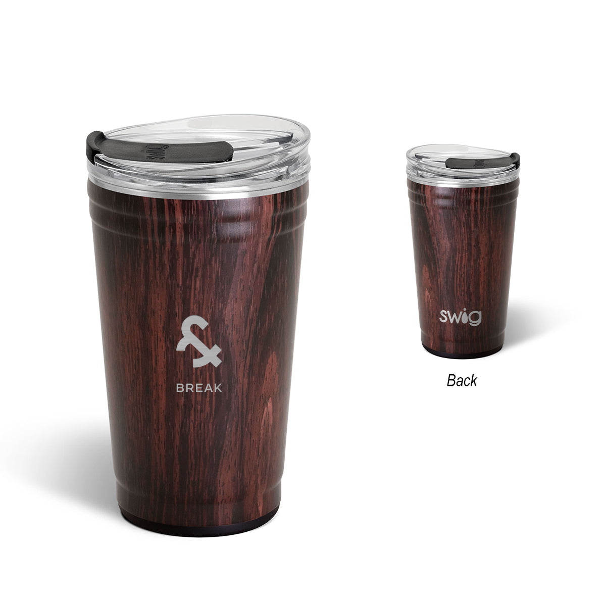 Custom logo 24 Oz. Swig Life™ Bourbon Barrel Party Cup