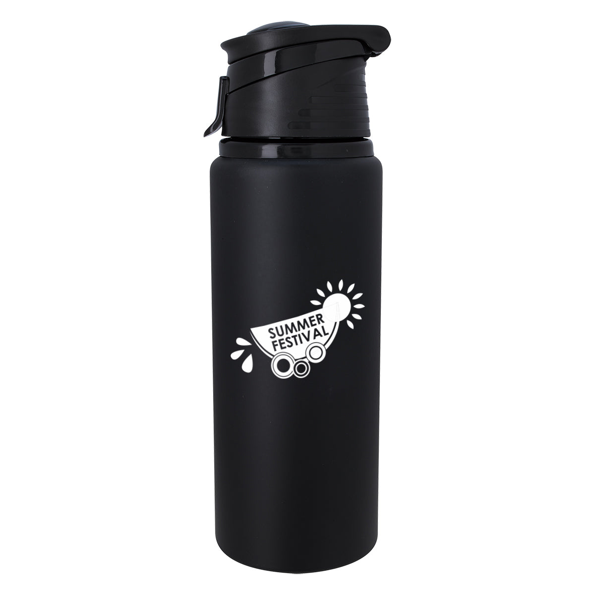 Custom logo 24 Oz. Velvet Touch Aluminum Bottle