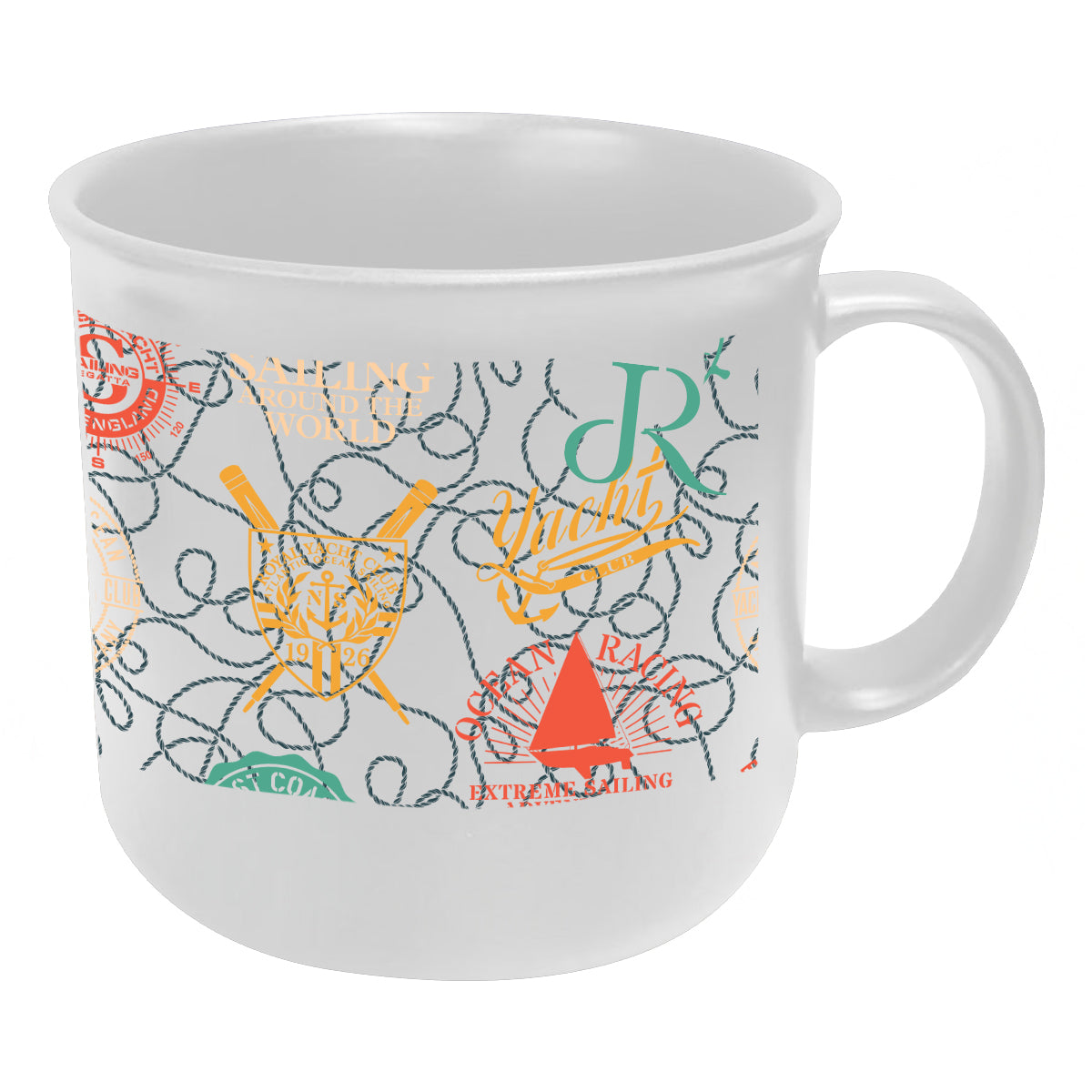 Custom logo 15 Oz. Full Color Hayes Mug