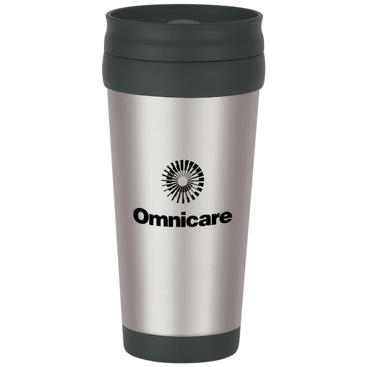 Custom logo 16 Oz. Stainless Steel Slide Action Travel Tumbler