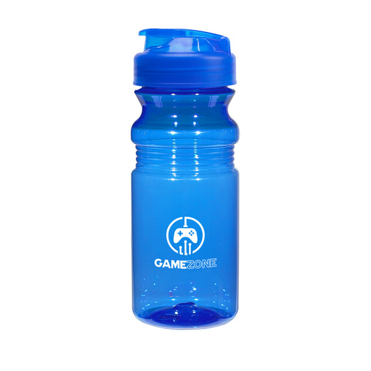 Custom logo 20 Oz. Poly-Clear™ Fitness Bottle With Super Sipper Lid
