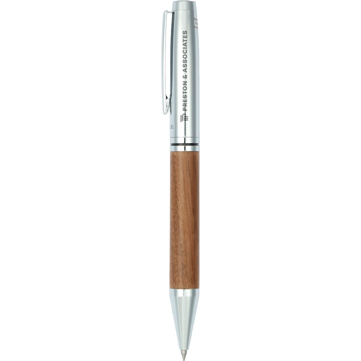 Custom logo Luxe Walnut Executive Ballpoint