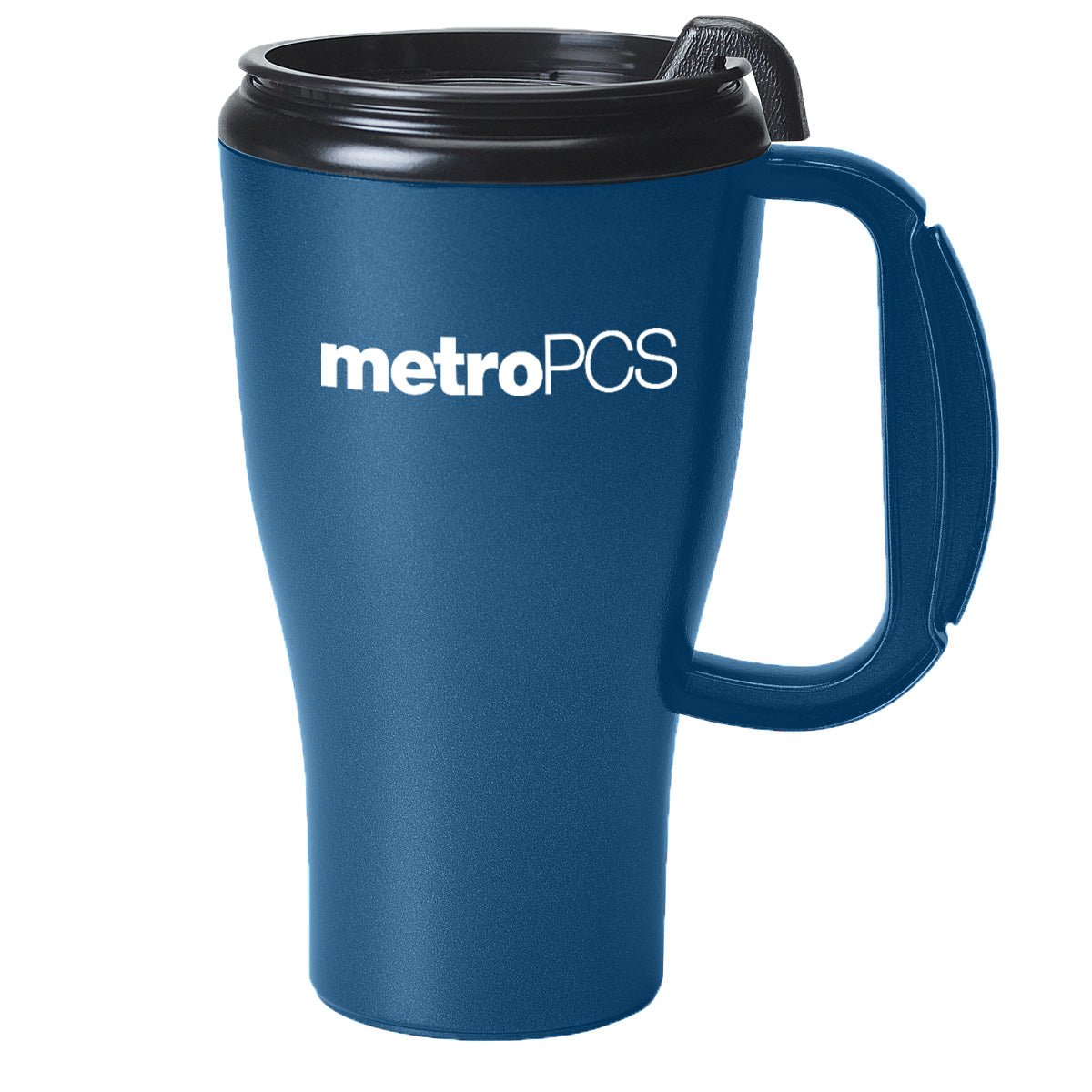 Custom logo 16 Oz. Omega Mug With Slider Lid