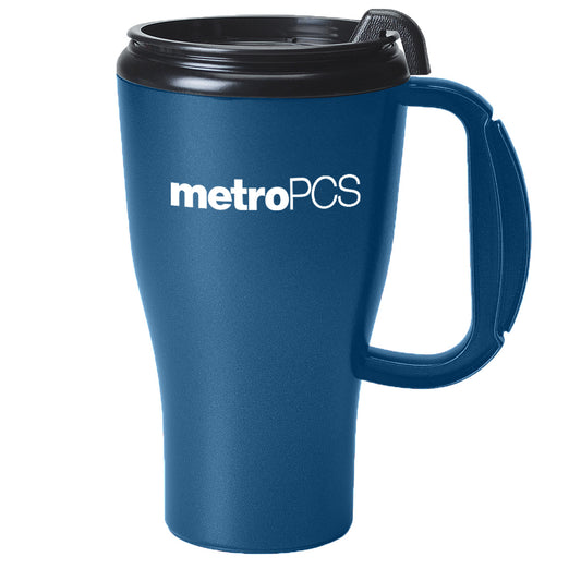 Custom logo 16 Oz. Omega Mug With Slider Lid