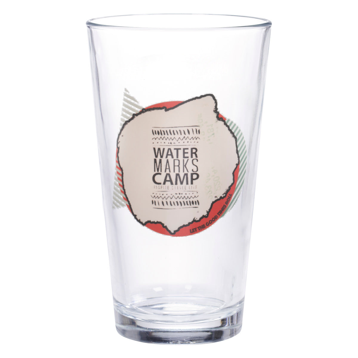 Custom logo 16 Oz. Full Color Pint Glass