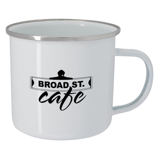 Custom logo 16 Oz. Steel Campfire Mug