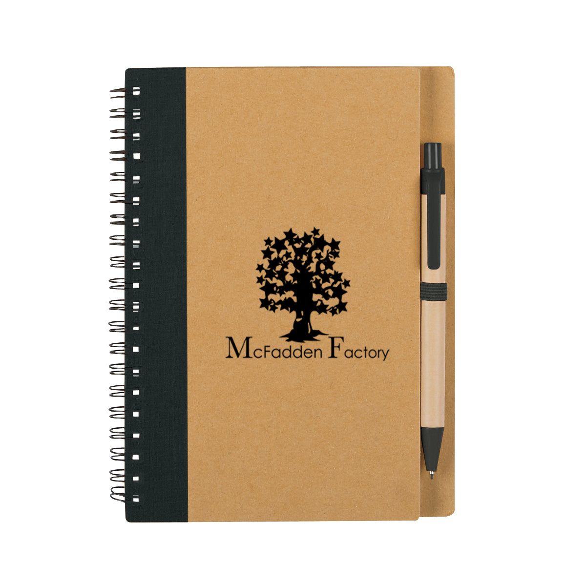 Custom logo Eco-Inspired Spiral Notebook & Pen