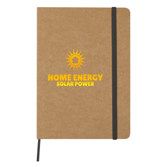 Custom logo Eco-Inspired Strap Notebook