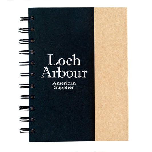 Custom logo Small Spiral Notebook With Sticky Notes And Flags