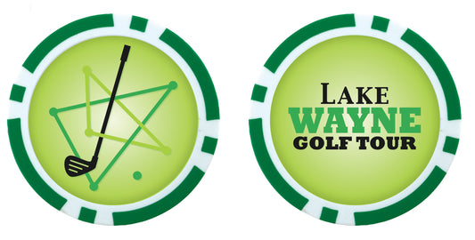 Custom logo Poker Chip Ball Marker