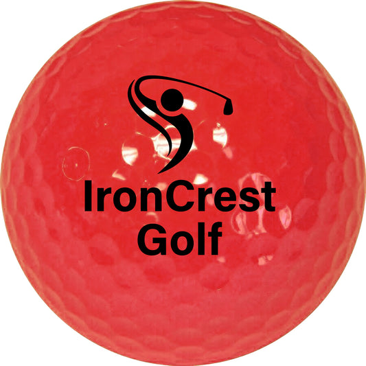 Custom logo Red Golf Ball STD Service