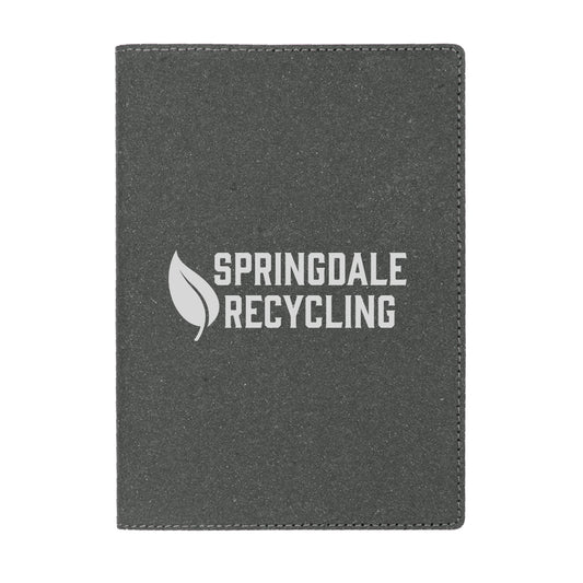 Custom logo Rochester Recycled Leather Journal