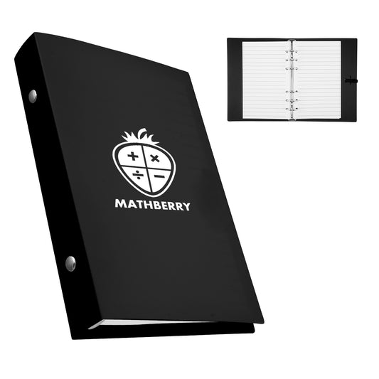 Frosted Recycled Refillable Mini Binder