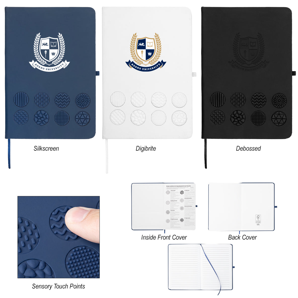 Custom logo Fidget Design Journal